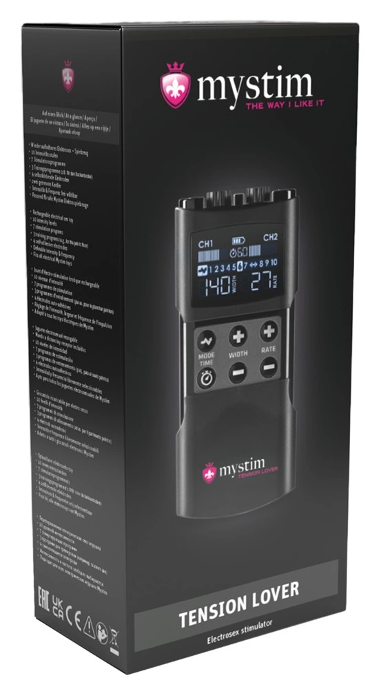 Mystim Tension Lover 2 Advanced E-Stim Control Unit