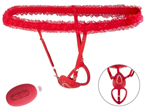 You2Toys Strap-On Lay-On Vibe Set with Remote
