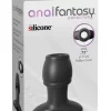 AFC Open Wide Tunnel Plug Black Silicone