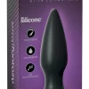 AF Essentials Small Black Intimate Plug 7-Mode Silicone Rechargeable 11.5cm