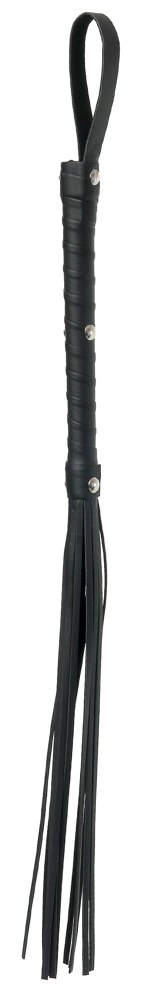 <p><strong>Discover the Fetish Fantasy Series Deluxe Cat O'Nine Black Flogger â€“ 65 cm</strong></p>
