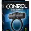 SRC Silicone Rechargeable Vibrating Ring 10 Modes Black