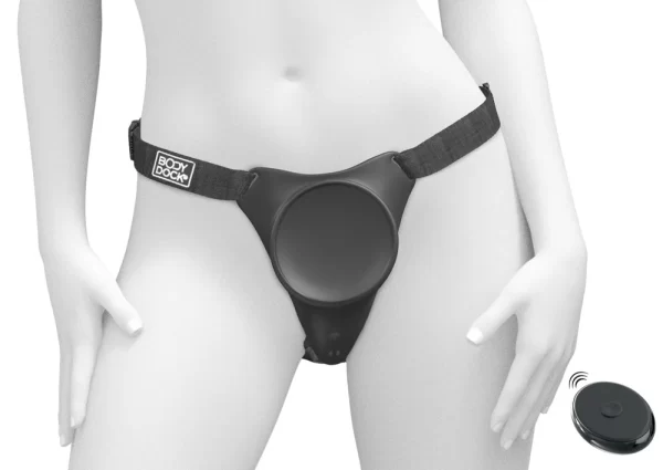 Pipedream Body Dock G-Spot Pro Harness with Vibrating Plate