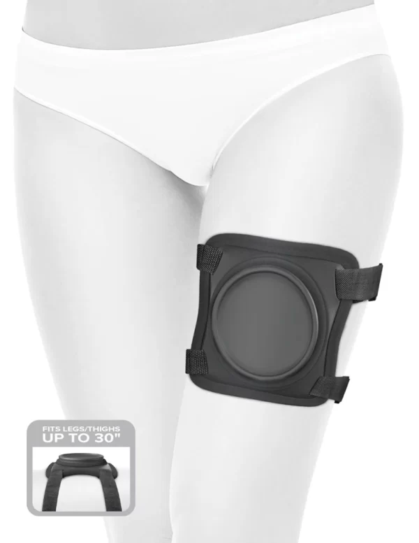 Pipedream Body Dock Lap Strap Adjustable Intimate System Black