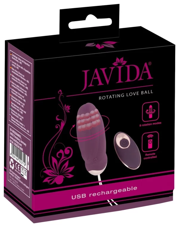 Javida RC Rotating Intimate Ball - 8 Modes