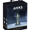 ANOS Heavy Metal Intimate Plug with Vibration - Boutique Anelma ANOS Heavy Metal Intimate Plug with Vibration
