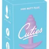Cuties Silicone Compact Plug Purple - Textured Beginnerâ€™s Model 7.5 cm