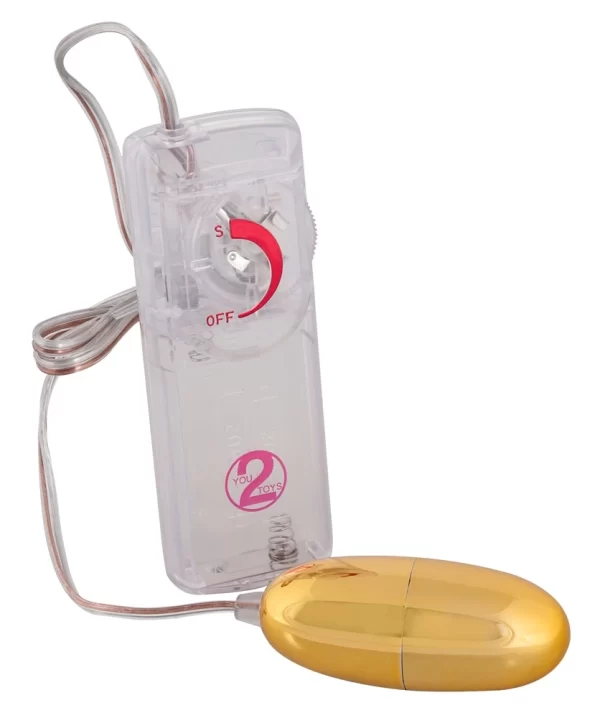 You2Toys WibrujÄ…ce Jajko ZÅ‚ote 6 cm - Regulacja Wibracji ABS
