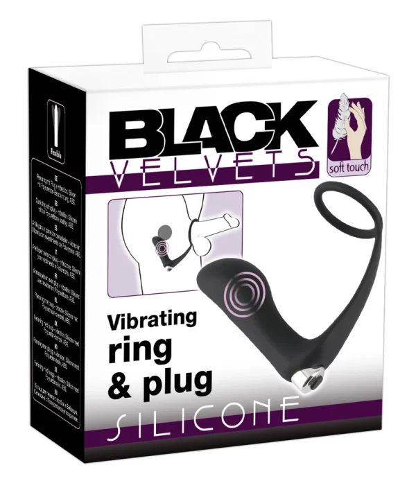 Bad Kitty Vibrating Intimate System with Ring & Plug - Boutique Anelma Bad Kitty Vibrating Intimate System with Ring & Plug