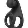 TOYJOY The Aladin Ultimate Couple Ring Rechargeable Silicone Black