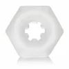 Sexagon Enhancer Support Ring TPE Hexagon Shape Flexible Clear