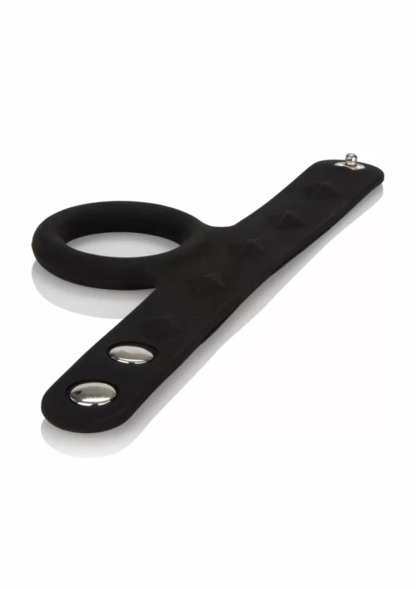 CalExotics 3-Snap Scrotum Ring Medium silikonowy