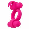 CalExotics Rechargeable Rockin Rabbit Silicone Couples Ring 12 Modes