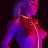 TABOOM Glow In The Dark Harness With Decorative Bow