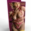 Taboom Malibu Chain Harness Pink - 2-Piece Adjustable Bra & Brief Set