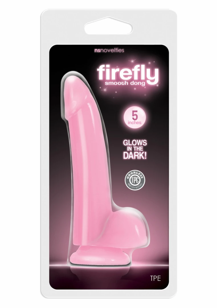 Suction Base - Boutique Anelma NS Novelties Firefly Glowing Dong 5 inch - Luminous TPE