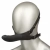California Exotic Accommodator Silicone Dong Black - Adjustable System - Boutique Anelma Dildos & dongs