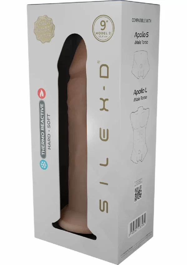 SILEXD Silicone Dong Model 9 inch - Thermoreactive