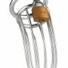 The Man Slut Mr. Steel Chastity Cage Stainless Steel Secure Fit