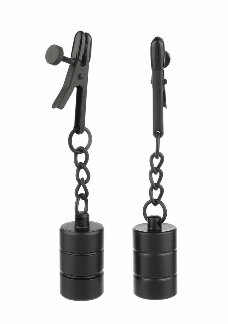 Bondage - Boutique Anelma these clamps are built for durability and easy maintenance. The integrated weight system allows for gradual adjustment of pressure