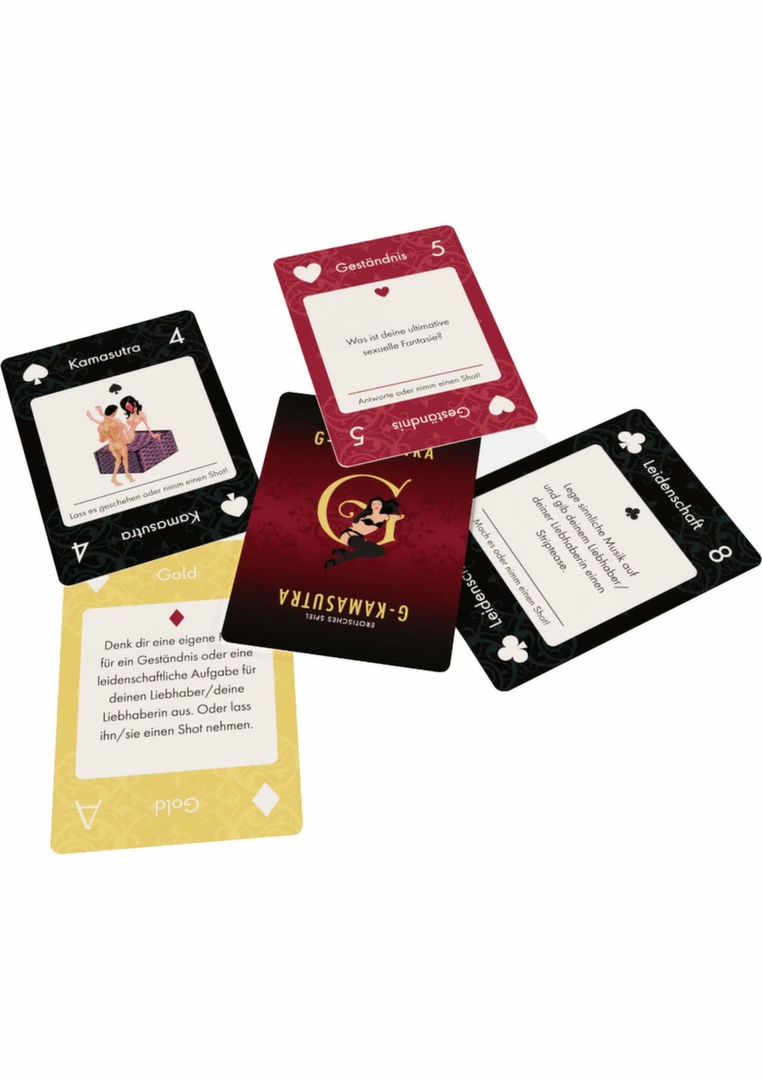 G Kamasutra Cards 24 szt. - Zestaw kart inspirujÄ…cych dla par ENG/FR/DE funnytoys
