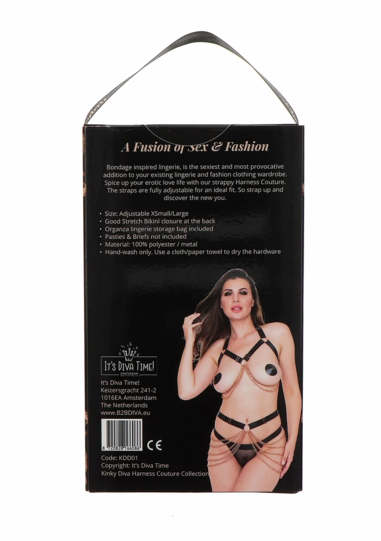 Luxury Chain Bra złoty biustonosz łańcuszkowy ozdobny uniwersalny - Boutique Anelma Sets