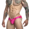 Justin+Simon Classic Bikini Menâ€™s Chlorine-Resistant Swim Briefs