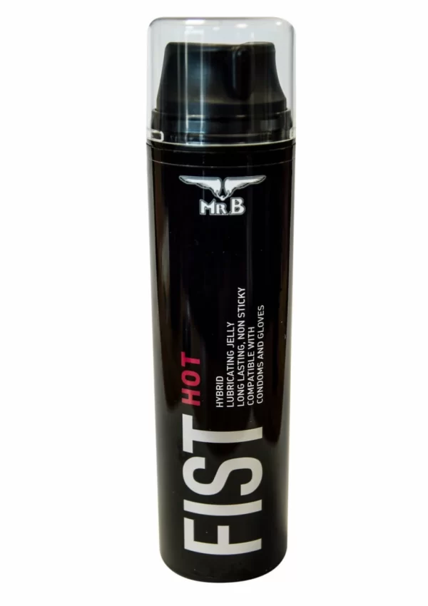 Mister B Fist Hot Hybrid Lubricating Jelly 200ml - Warming Formula