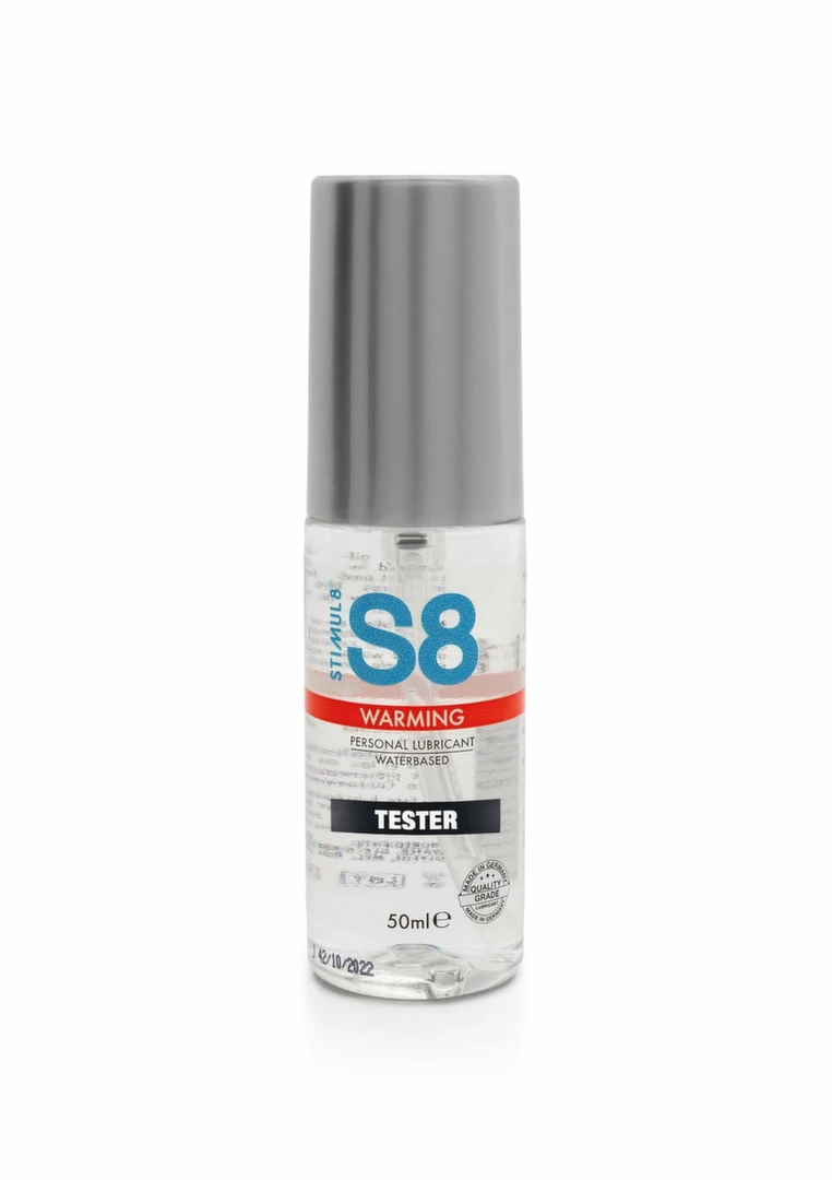 S8 Warming Lubricant 50ml Tester - Gentle Warming Formula - Boutique Anelma S8 Warming Lubricant 50ml Tester - Gentle Warming Formula