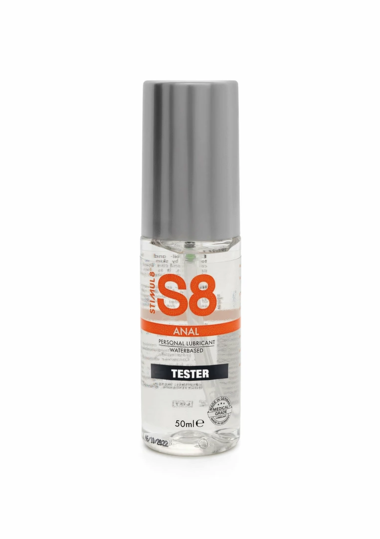 S8 Anal Lubricant 50ml Water-Based Formula Tester - Boutique Anelma S8 Anal Lubricant 50ml Water-Based Formula Tester