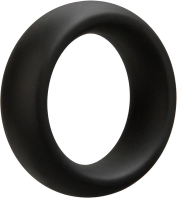 Doc Johnson OptiMALE Silicone Ring 40mm Black - Flexible Support Band