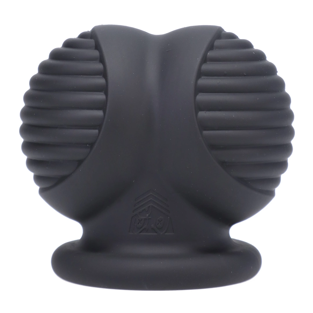 Oxballs Ball Bunker Black - Anatomical Silicone Support Ring - Boutique Anelma Oxballs Ball Bunker Black - Anatomical Silicone Support Ring