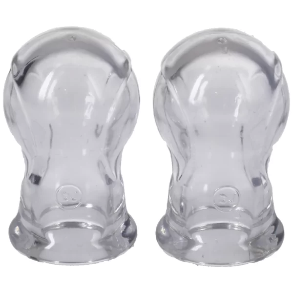 Doc Johnson Tweak Nipple Sucker Set Transparent Design 2 pcs
