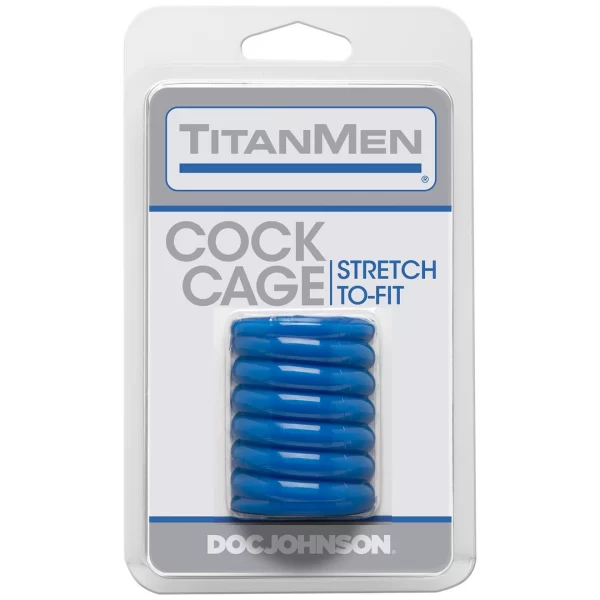 Doc Johnson TitanMen klatka intymna TPE czarna