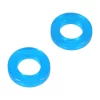 Rock Solid Double Pack Silicone Rings Blue 2pcs - Flexible Comfort Fit