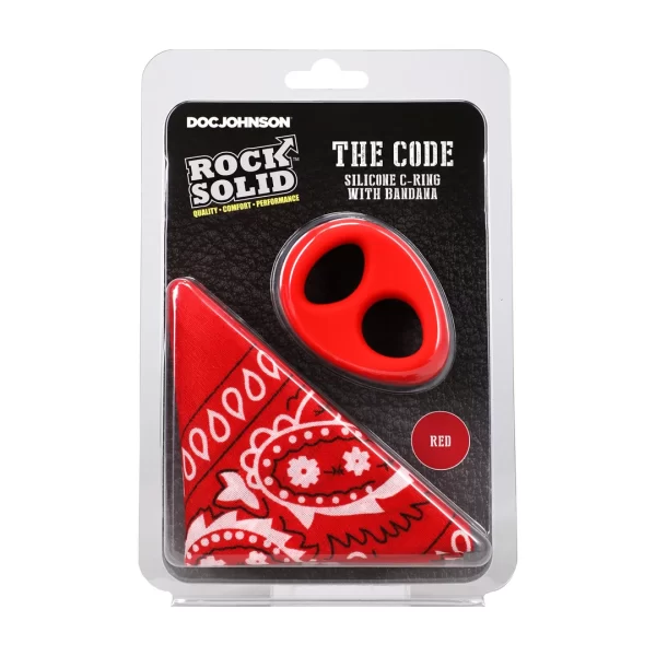 <strong>The Code Silicone Ring & Bandana Set Red â€“ Modern Style and Versatility</strong><br><br>Discover the perfect combination of fashion and functionality with The Code set