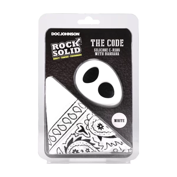 <b>The Code Silicone Ring & Bandana Set White â€“ Adjustable Comfort Duo</b><br><br>Upgrade your versatile accessory collection with The Code Set