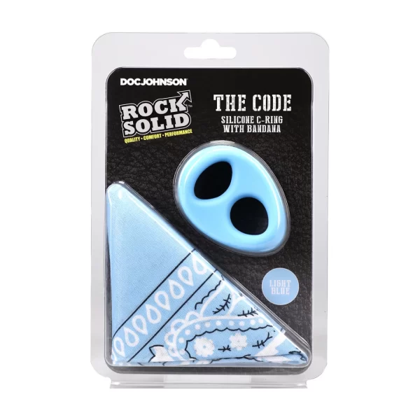 <strong>The Code Silicone Support Ring & Bandana Set Light Blue by Rock Solid</strong><br><br>Experience the perfect combination of style and functionality with the Rock Solid The Code set. This exclusive kit features a soft
