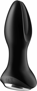 Satisfyer Rotator Plug 2+ Vibrating Plug App-Controlled Silicone Black - Boutique Anelma Satisfyer Rotator Plug 2+ Vibrating Plug App-Controlled Silicone Black