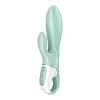 Satisfyer Air Pump Bunny 5 App-Enabled Inflatable Silicone Model Pink - Boutique Anelma Dildos & dongs