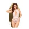 Penthouse Teddy L/XL Toxic Powder - Elegant Sheer Bodysuit Lingerie