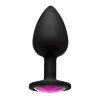 Booty Bling Spade Plug Small Black - Pastel Gem