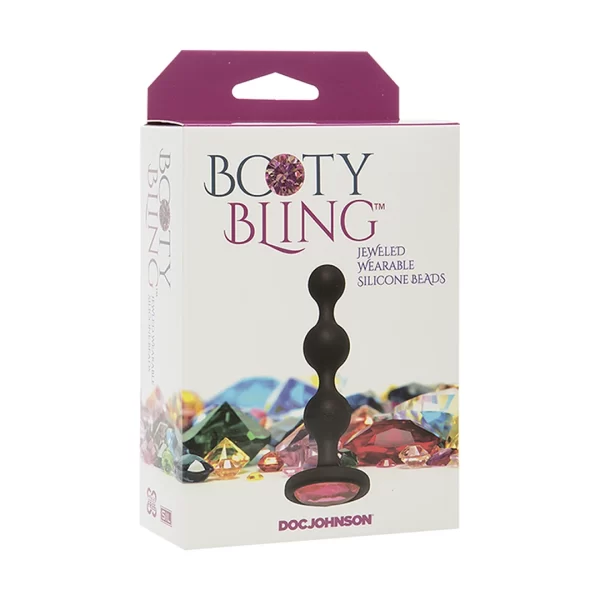 <p><strong>Discover the Booty Bling Silicone Beaded Plug â€“ Medium Black with Sparkling Jewel</strong></p>