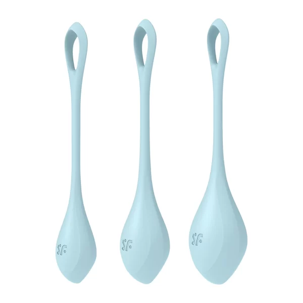 Satisfyer Yoni Power 2 Kegel Ball Set - Blue