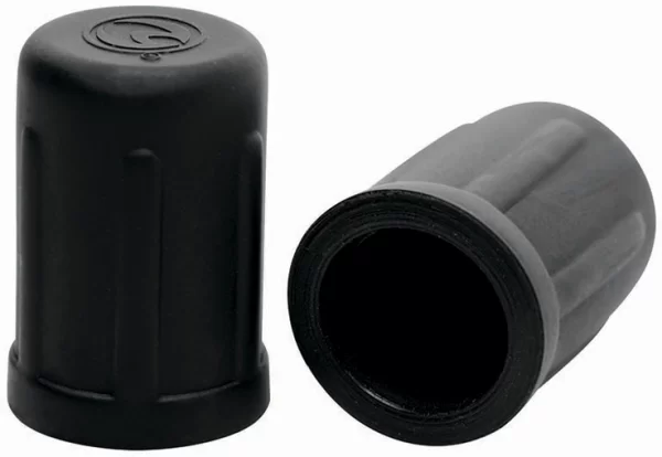 XR Brands Viper Nipple Suction Cups Black TPE 1.5" Compact Design