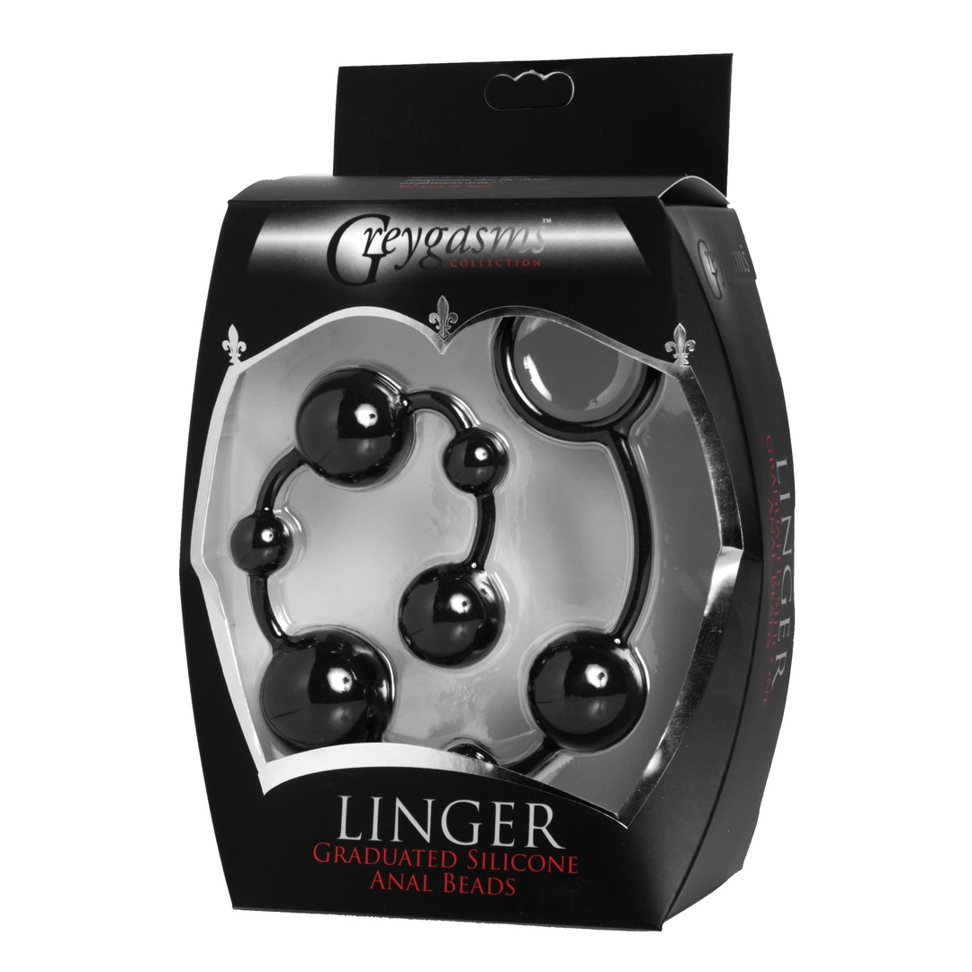 XR Brands silikonowy zestaw koralikow - długi model z uchwytem - Boutique Anelma <p>Discover a new level of comfort and versatility with the XR Brands Linger Graduated Silicone Flexible Anal Beads. Designed for those seeking a quality