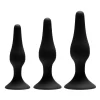Blush Novelties Anal Training Set 3-Piece Silicone Beginner Kit Black - Boutique Anelma Blush Novelties Anal Training Set 3-Piece Silicone Beginner Kit Black
