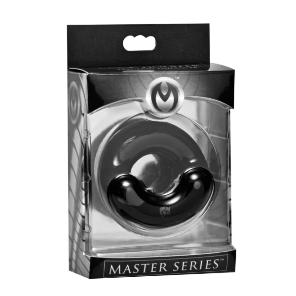 XR Brands Master Series podwojny pierÅ›cieÅ„ anatomiczny silikonowy czarny