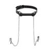 XR Brands Master Series Silicone Bit Gag with Adjustable Nipple Clamps