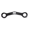 Master Series Wrist-to-Base Humbler Restraint Black Wood 20.25in